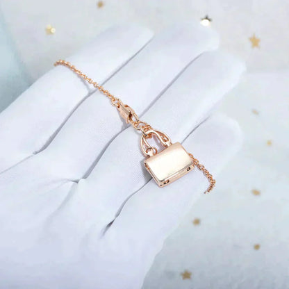 [Saipan]AMULETTE PEDANT ROSE GOLD NECKLACE
