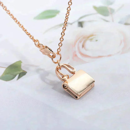 [Saipan]AMULETTE PEDANT ROSE GOLD NECKLACE