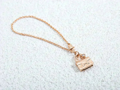 [Saipan]AMULETTE PEDANT ROSE GOLD NECKLACE