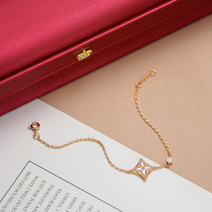 [Saipan]STAR 1 DIAMOND ROSE GOLD BRACELET