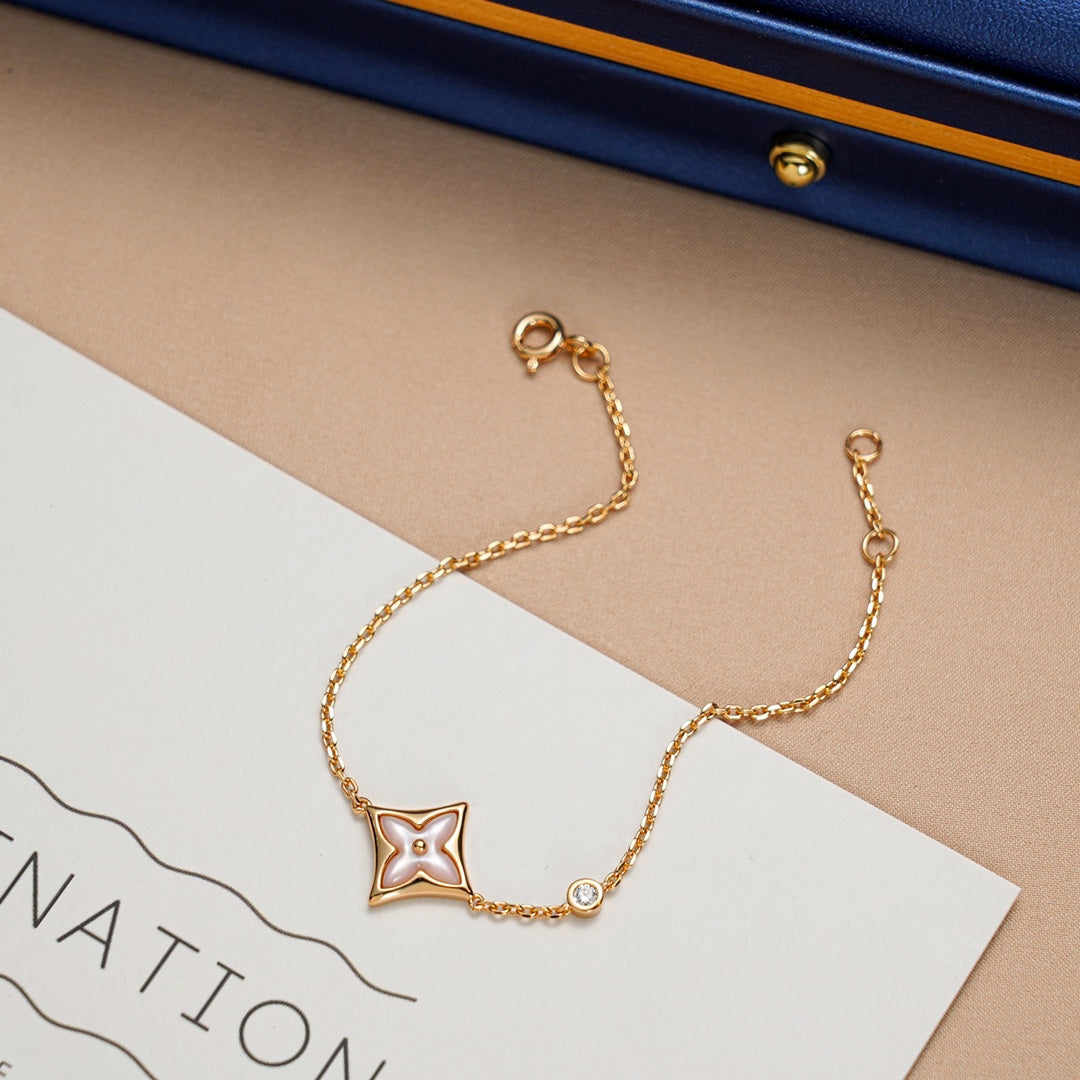 [Saipan]STAR 1 DIAMOND ROSE GOLD BRACELET