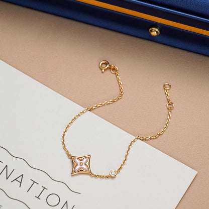 [Saipan]STAR 1 DIAMOND ROSE GOLD BRACELET