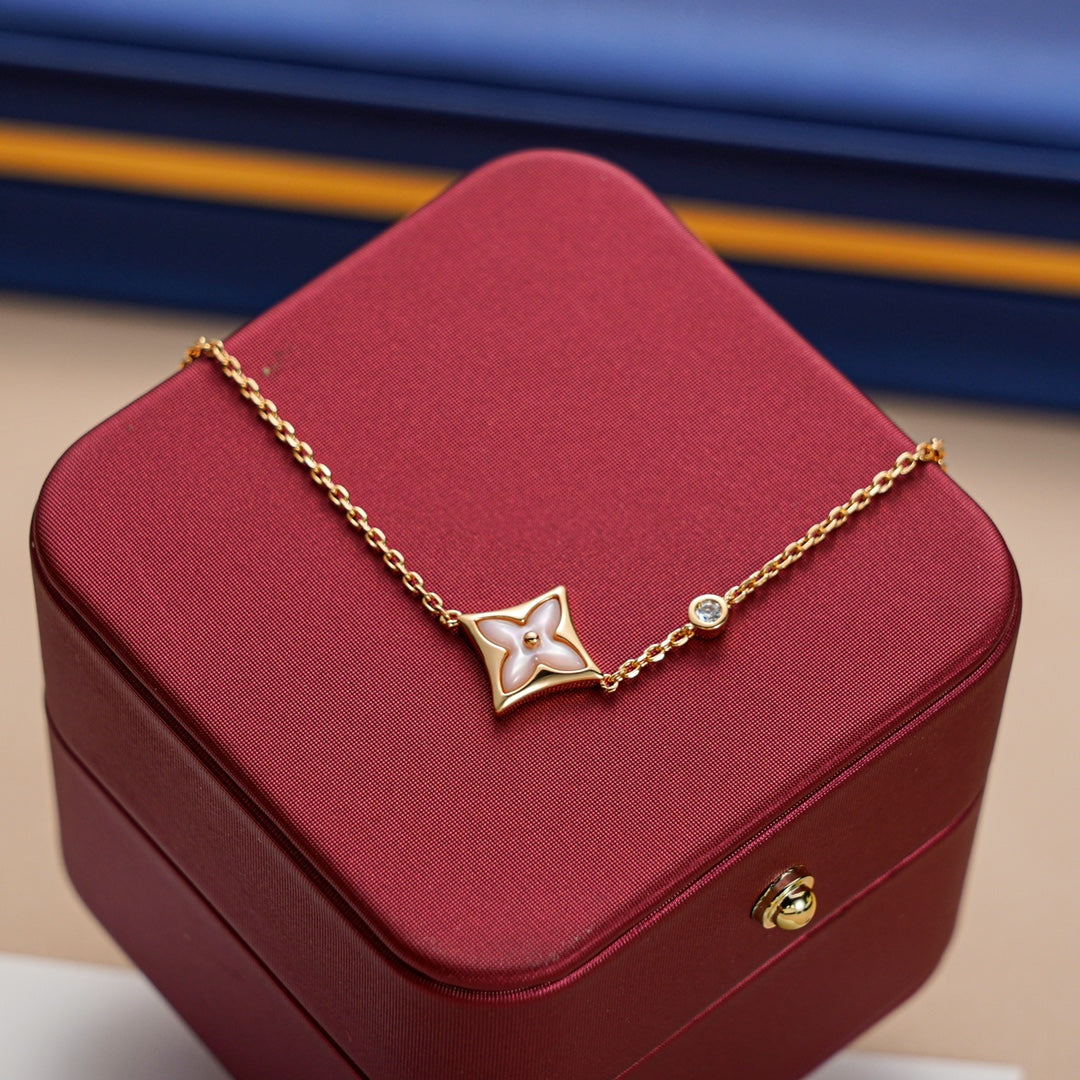 [Saipan]STAR 1 DIAMOND ROSE GOLD BRACELET