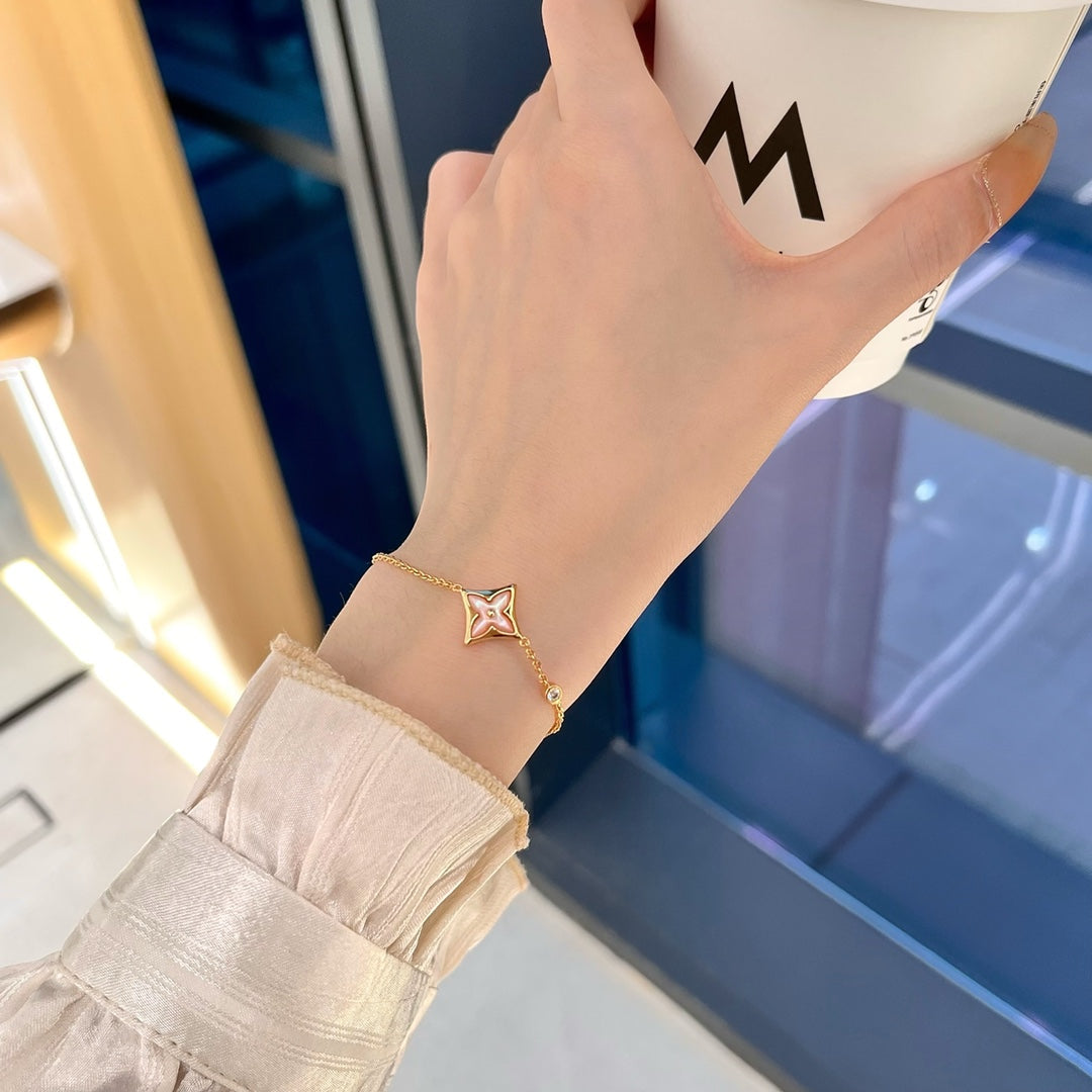 [Saipan]STAR 1 DIAMOND ROSE GOLD BRACELET