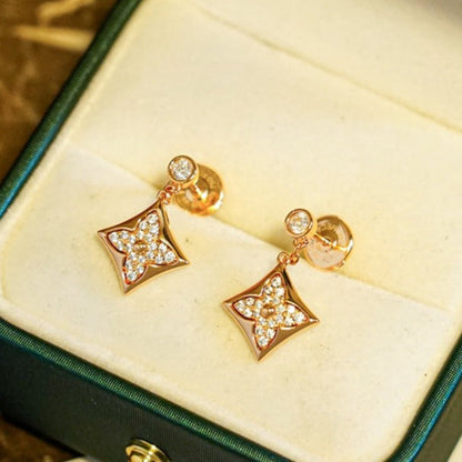 [Saipan]STAR DIAMONDS EARRINGS GOLD