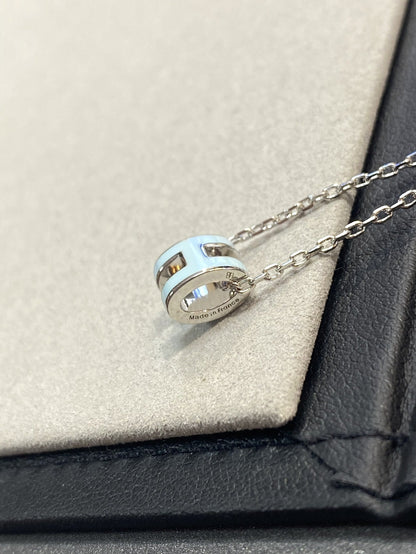 [Saipan]POP H LIGHT BLUE NECKLACE
