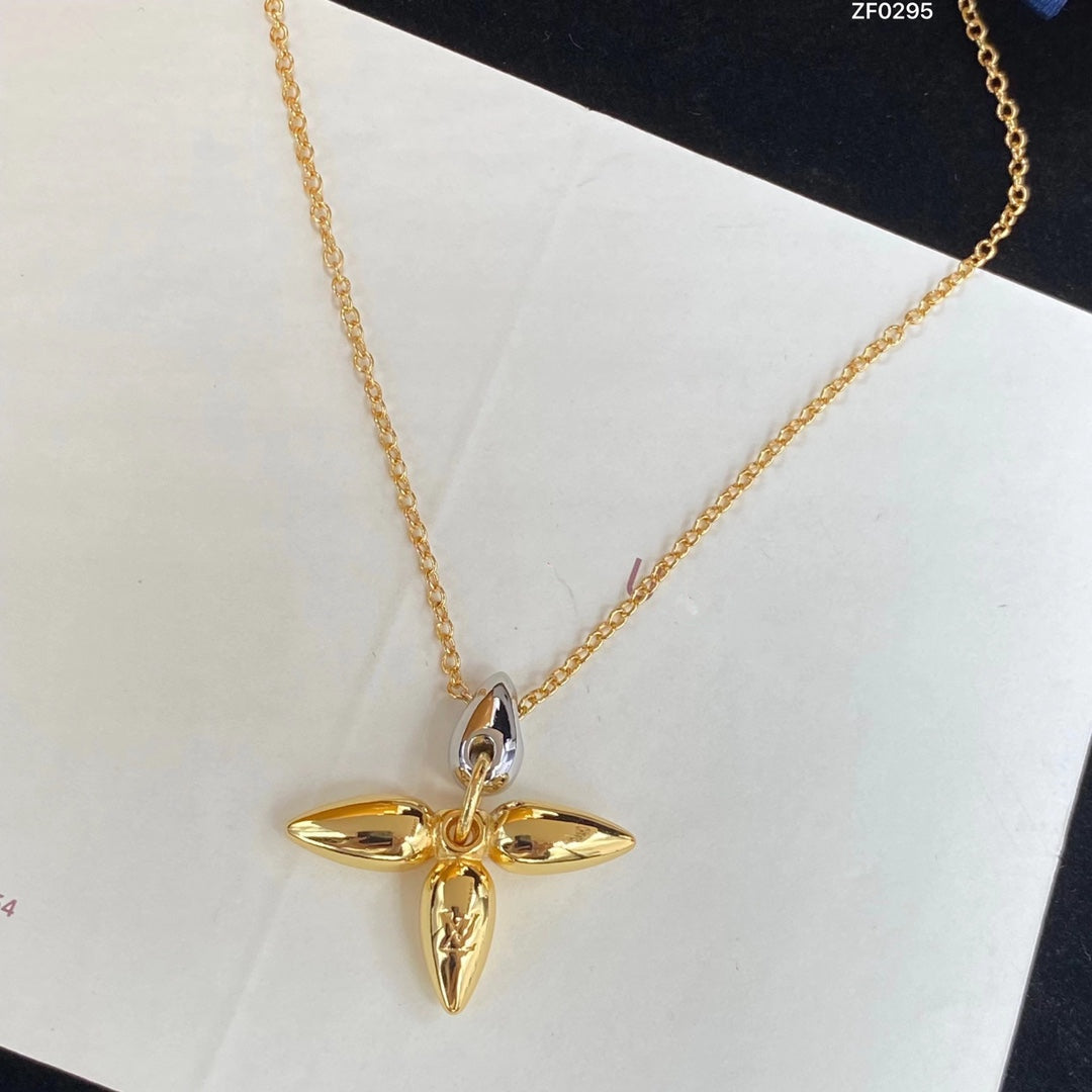 [Saipan]LOUISETTE PEDANT GOLD NECKLACE