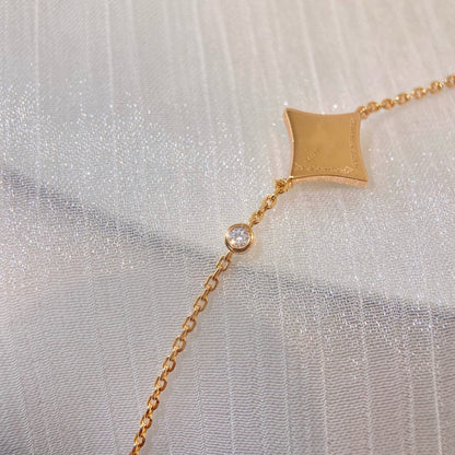 [Saipan]COLOR STAR CARNELIAN ROSE GOLD DIAMOND BRACELET