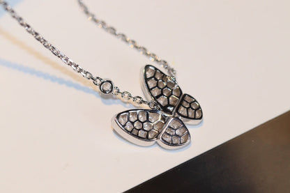 [Saipan]BUTTERFLY DIAMOND CHARM NECKLACE