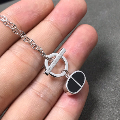 [Saipan]CHAINE VERSO BLACK CERAMIC  NECKLACE