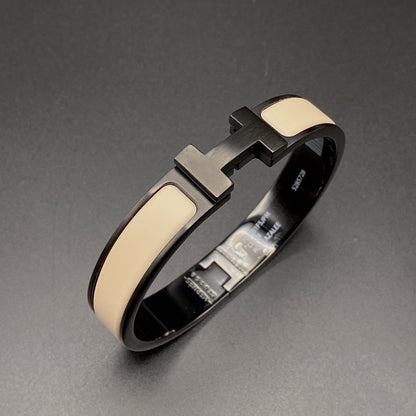 [Saipan]H BRACELET 12MM BLACK BEIGE CERAMIC
