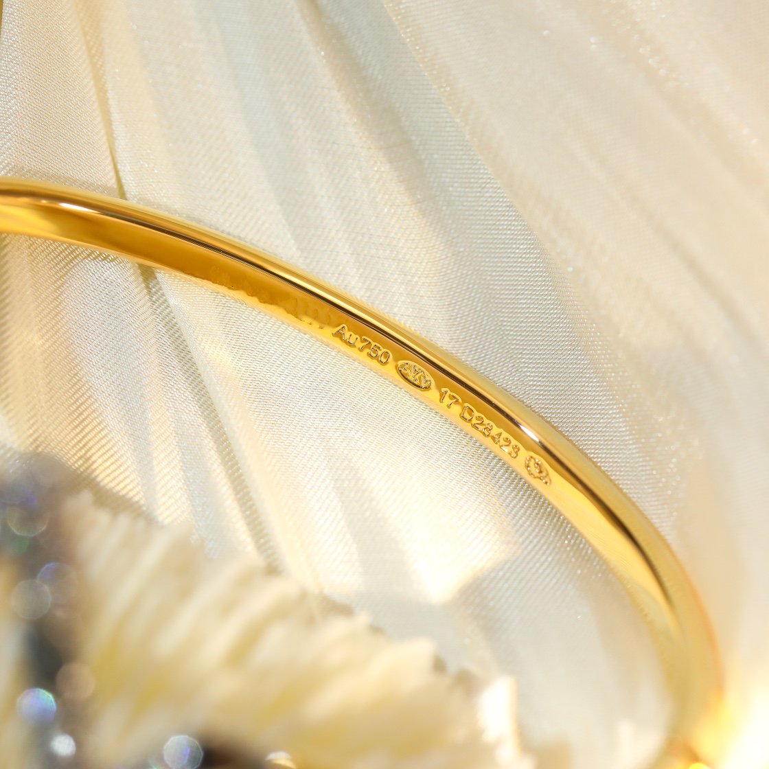 [Saipan]VOLTE UPSITE DOWN GOLD DIAMOND BRACELET