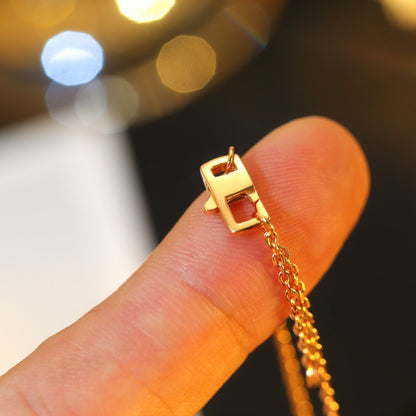[Saipan]STAR AND SUN DIAMOND ROSE GOLD NECKLACE
