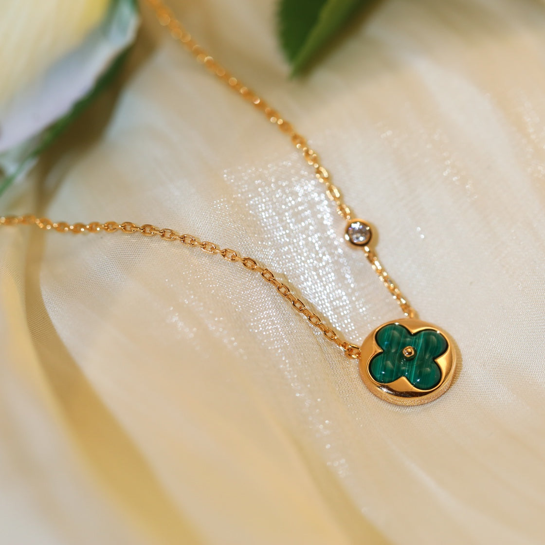 [Saipan]SUN PEDANT ROSE GOLD 1 DIAMOND NECKLACE