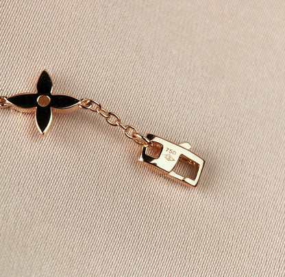 [Saipan]STAR AND SUN 7 MOTIFS GOLD BRACELET