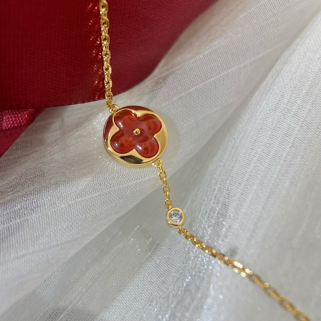 [Saipan]SUN PEDANT CARNELIAN BRACELET