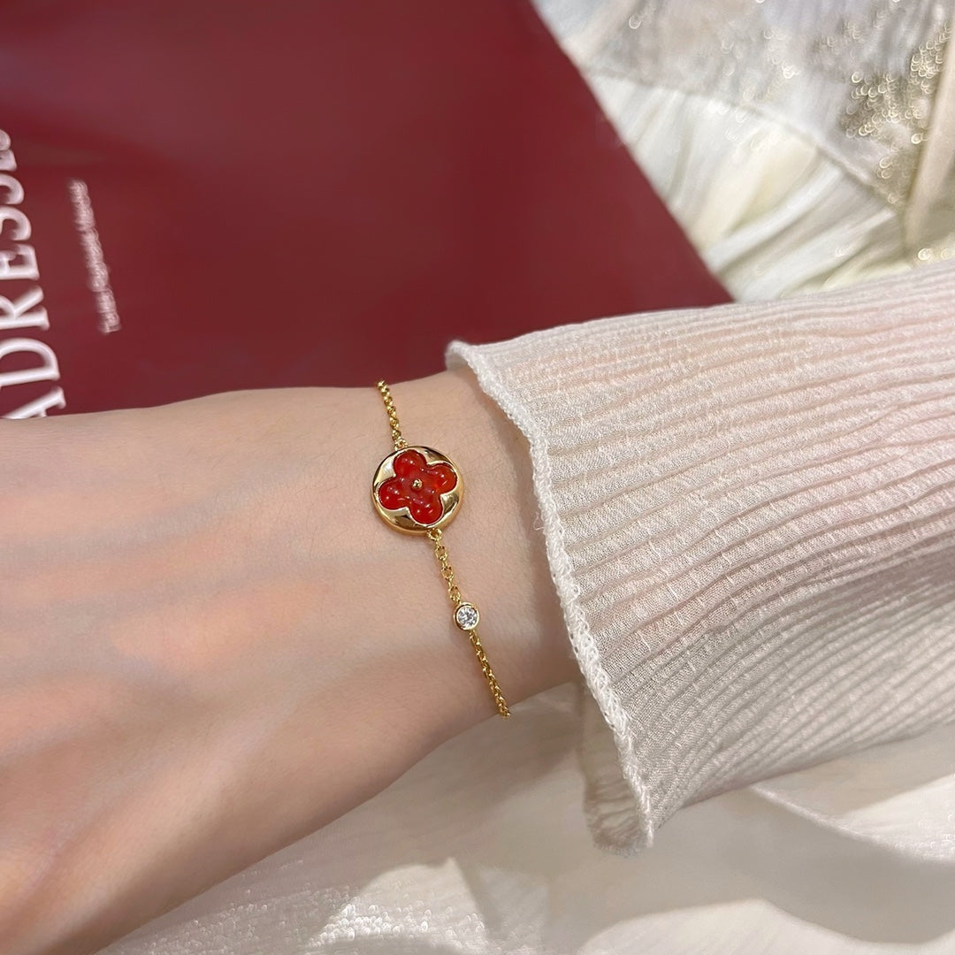 [Saipan]SUN PEDANT CARNELIAN BRACELET