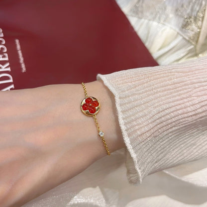 [Saipan]SUN PEDANT CARNELIAN BRACELET