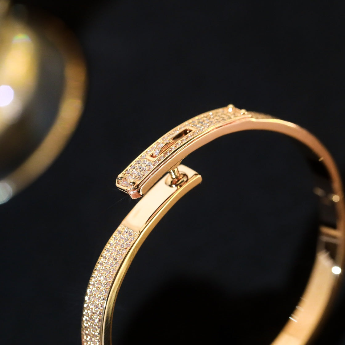 [Saipan]KELLY BRACELET DIAMOND PAVED
