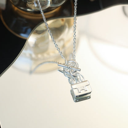 [Saipan]POP H PEDANT SILVER NECKLACE