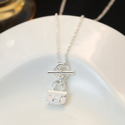 [Saipan]POP H PEDANT SILVER NECKLACE