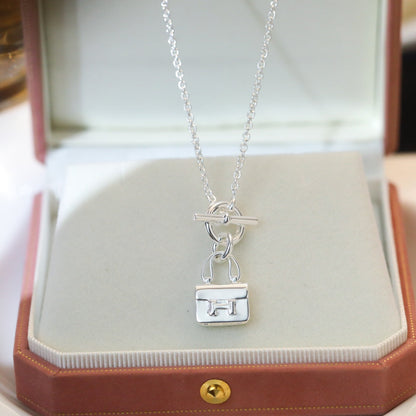 [Saipan]POP H PEDANT SILVER NECKLACE
