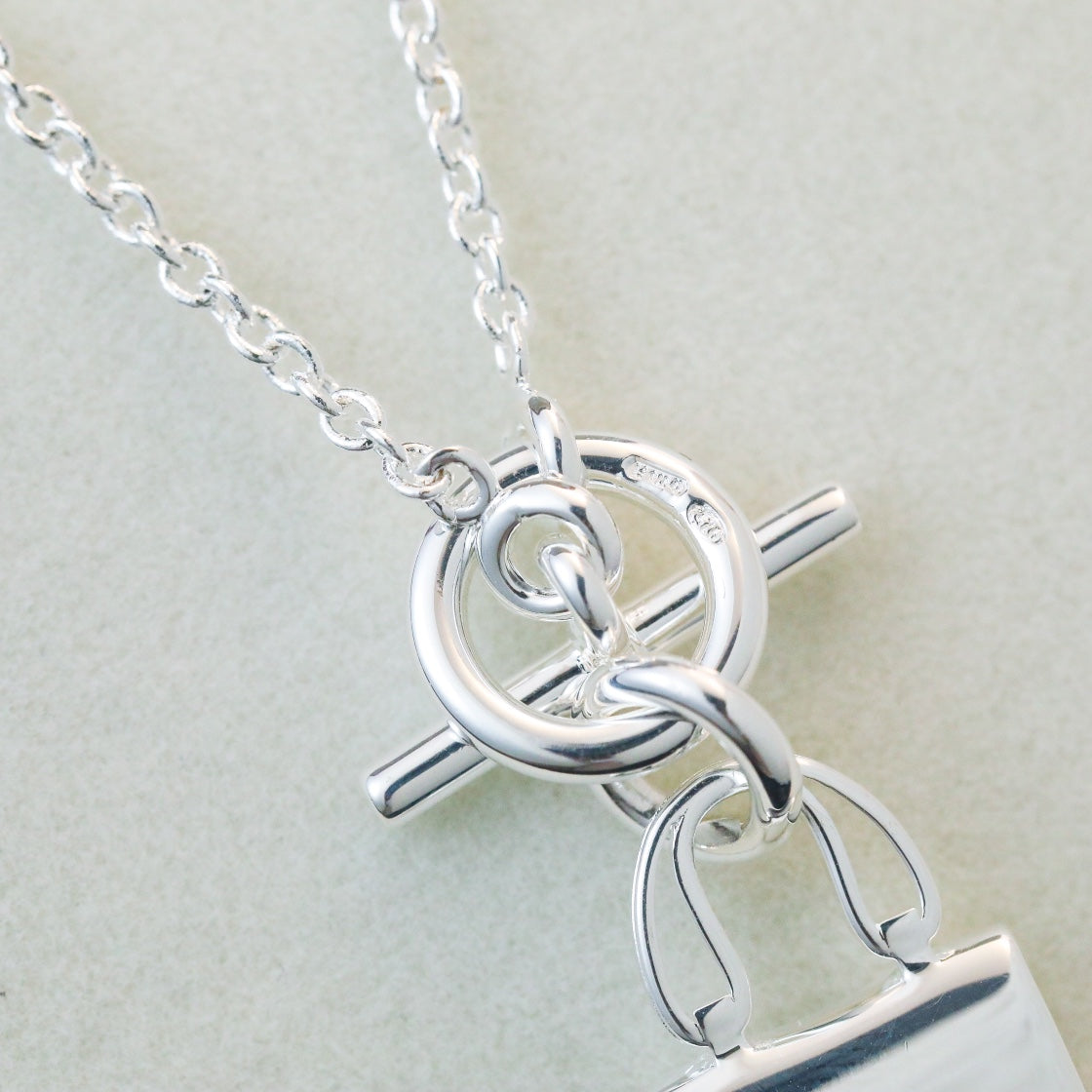 [Saipan]POP H PEDANT SILVER NECKLACE
