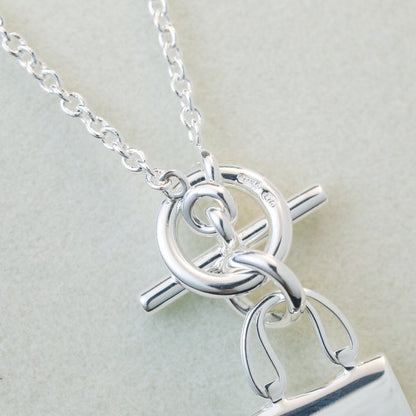 [Saipan]POP H PEDANT SILVER NECKLACE