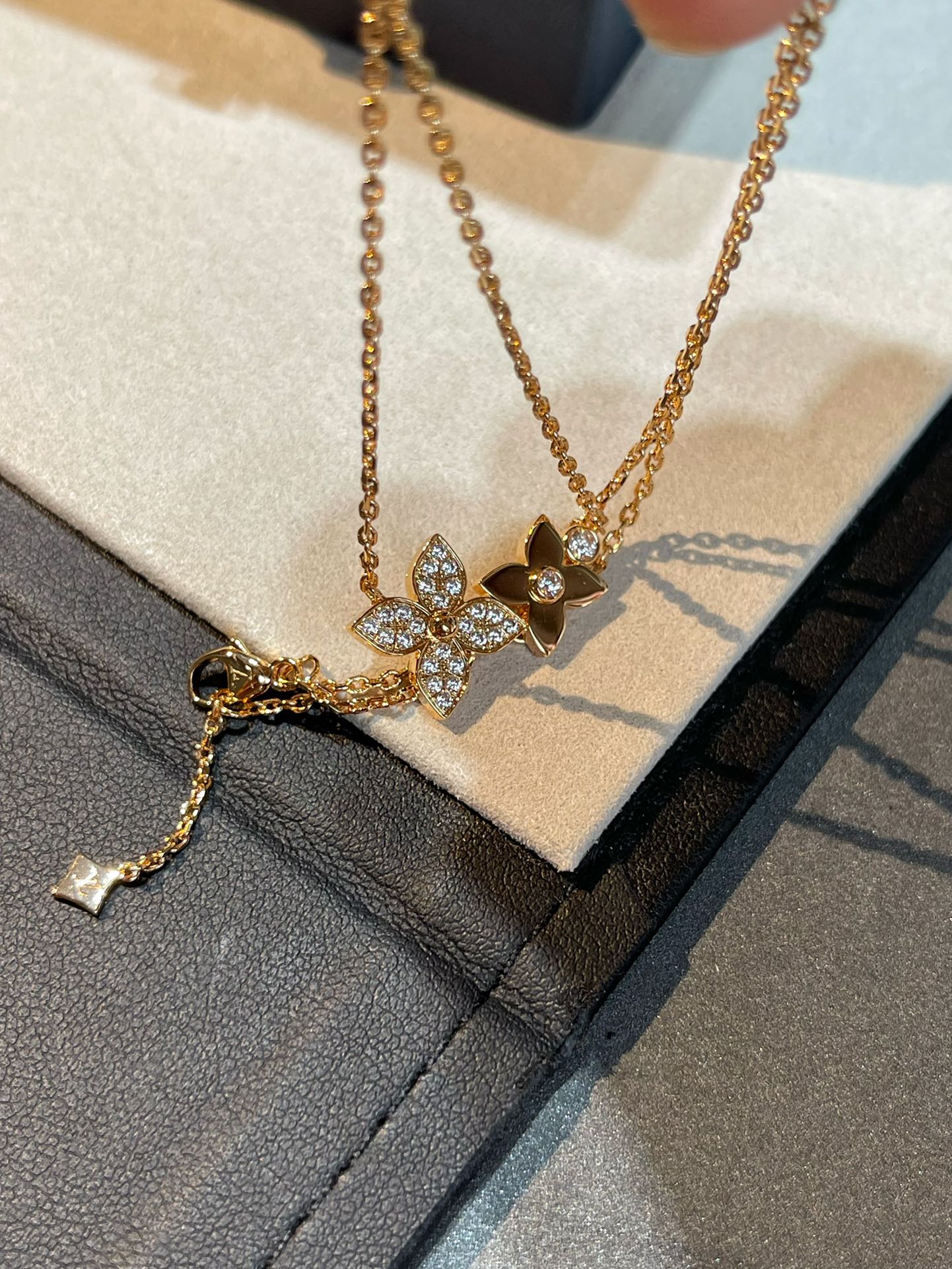 [Saipan]STAR BLOSSOM NECKLACE ROSE GOLD DIAMONDS