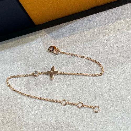 [Saipan]STAR DIAMOND ROSE GOLD BRACELET