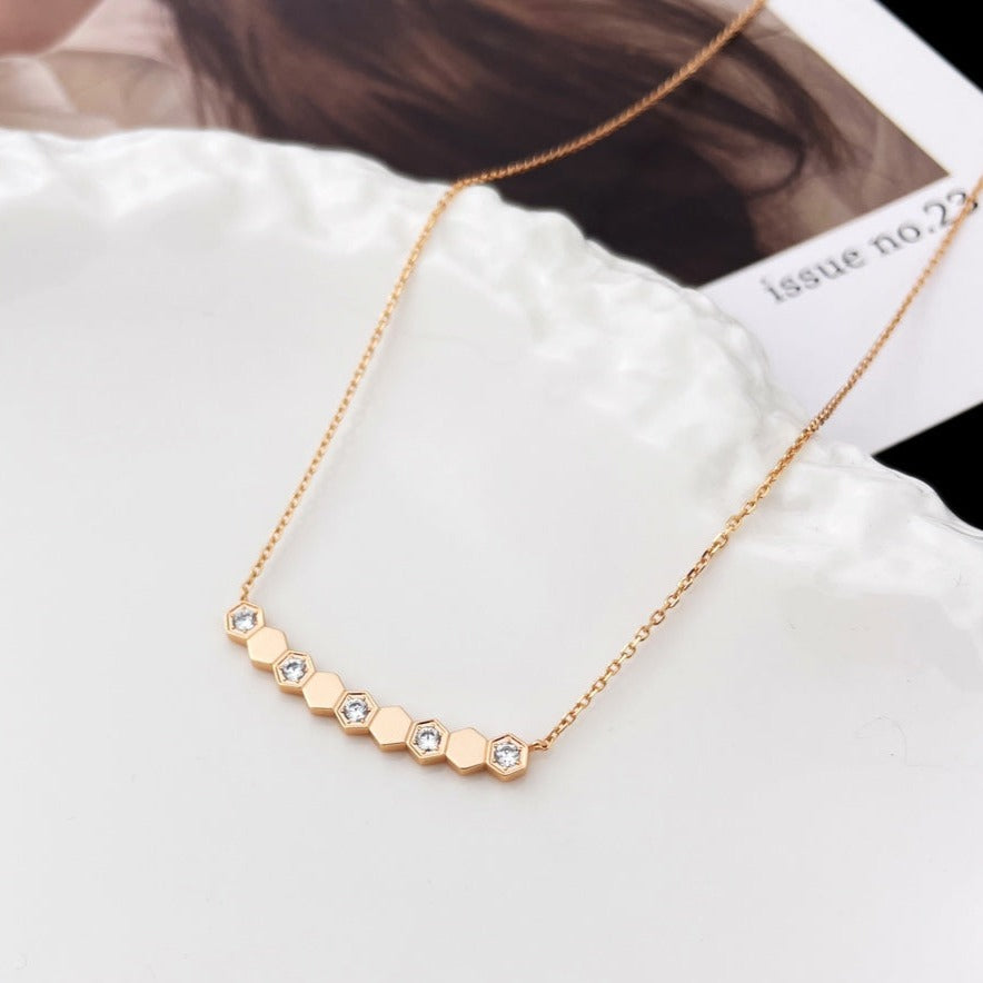 [Saipan]BEE MY LOVE DIAMOND NECKLACE