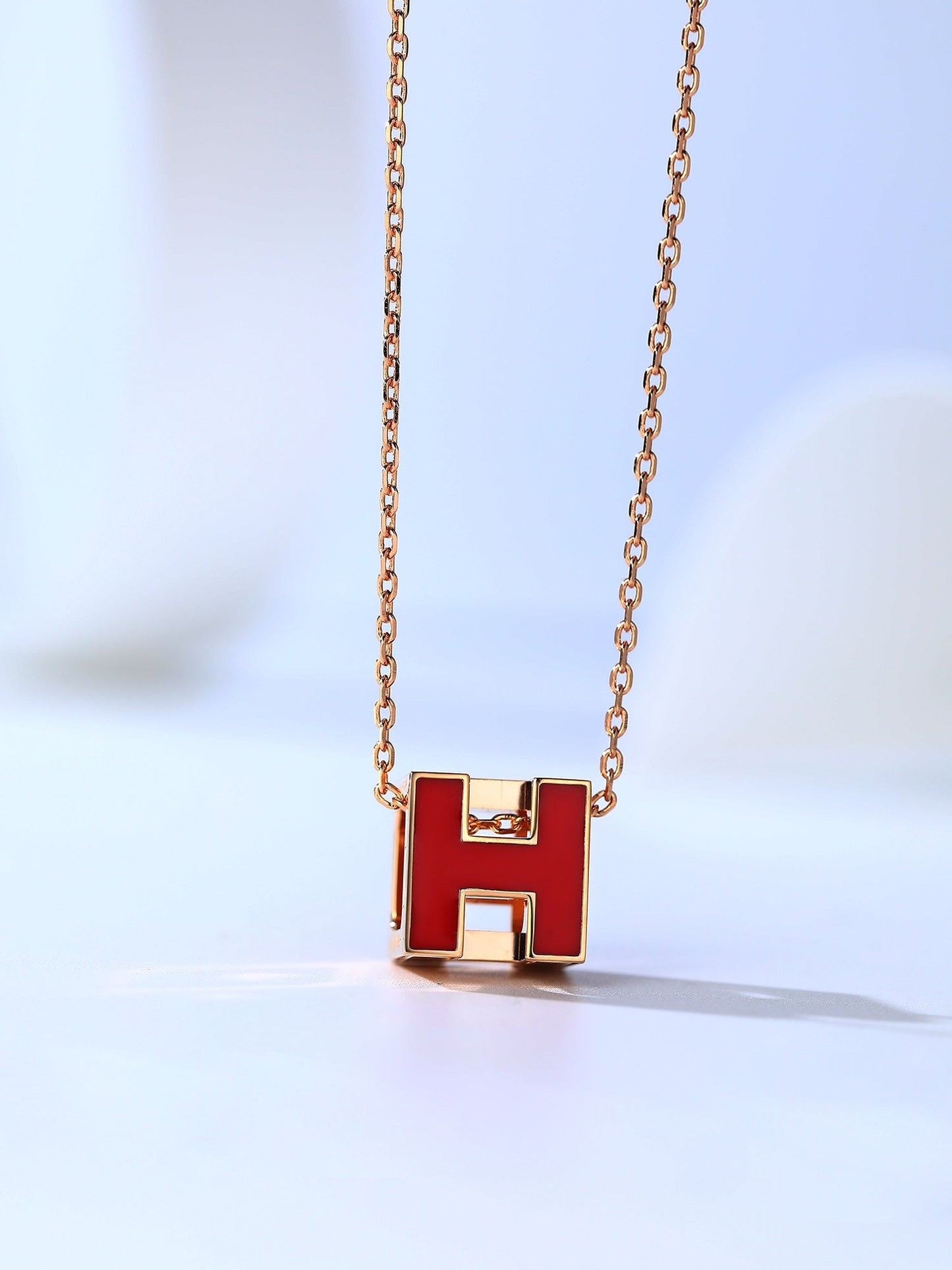 [Saipan]H CAGE ROSE GOLD NECKLACE