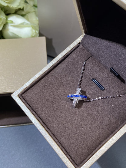 [Saipan]LIENS DIAMOND SILVER NECKLACE