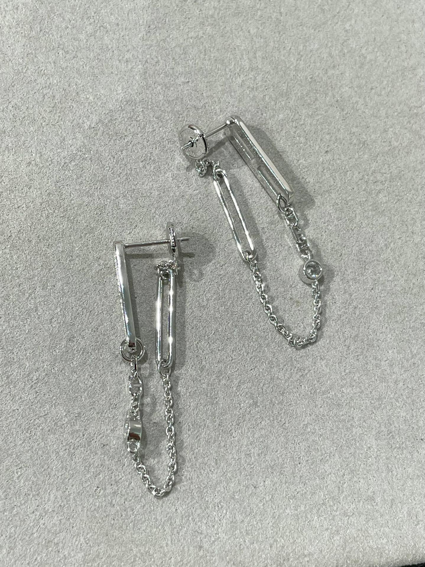 [Saipan]CHAINE CHAOS DIAMOND DROP EARRINGS