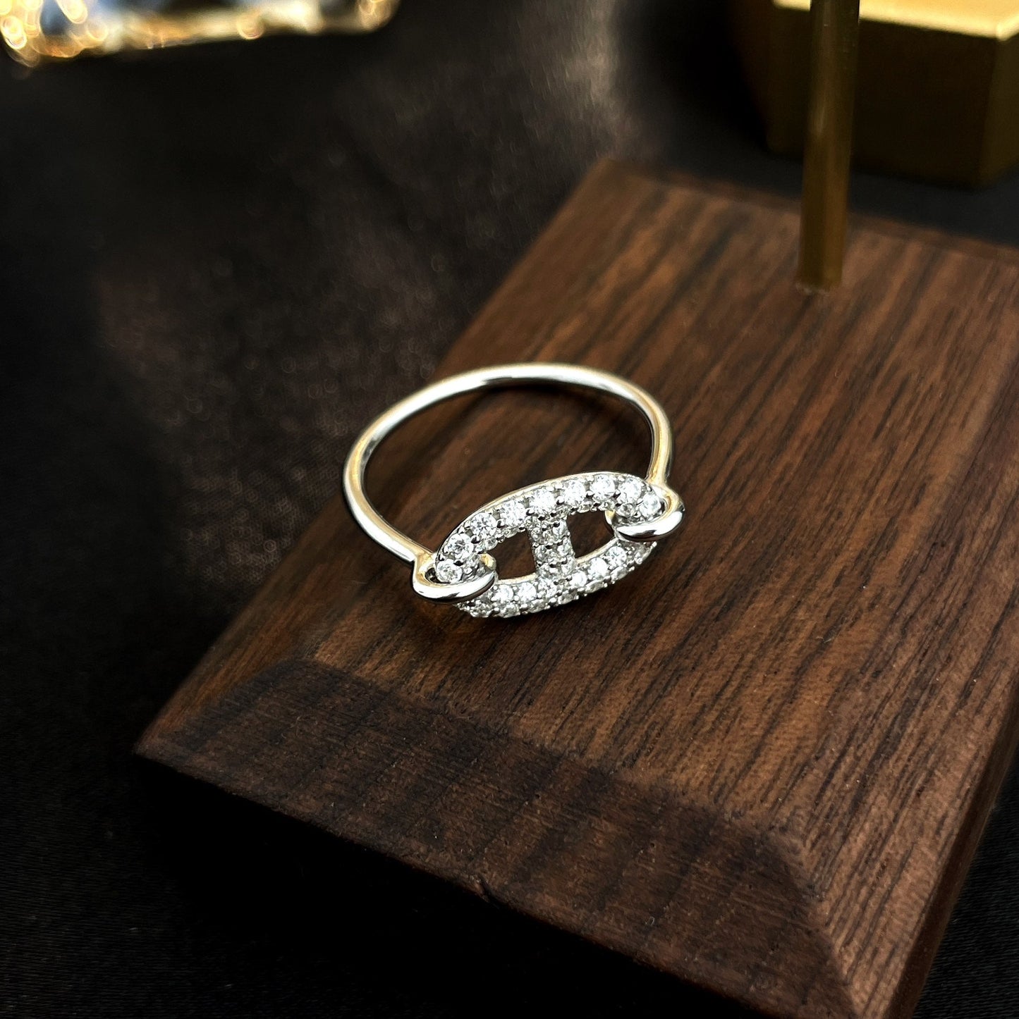 [Saipan]RONDE SMALL SILVER DIAMOND RING