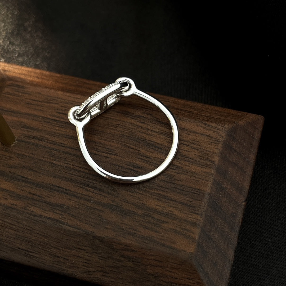 [Saipan]RONDE SMALL SILVER DIAMOND RING