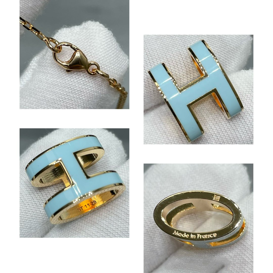 [Saipan]POP H SKY BLUE NECKLACE