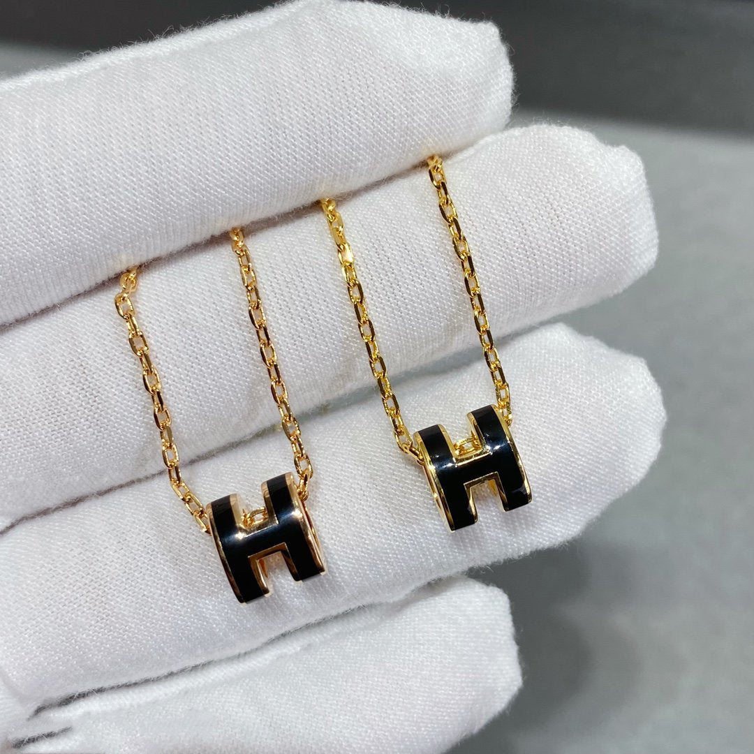 [Saipan]MINI POP H NECKLACE