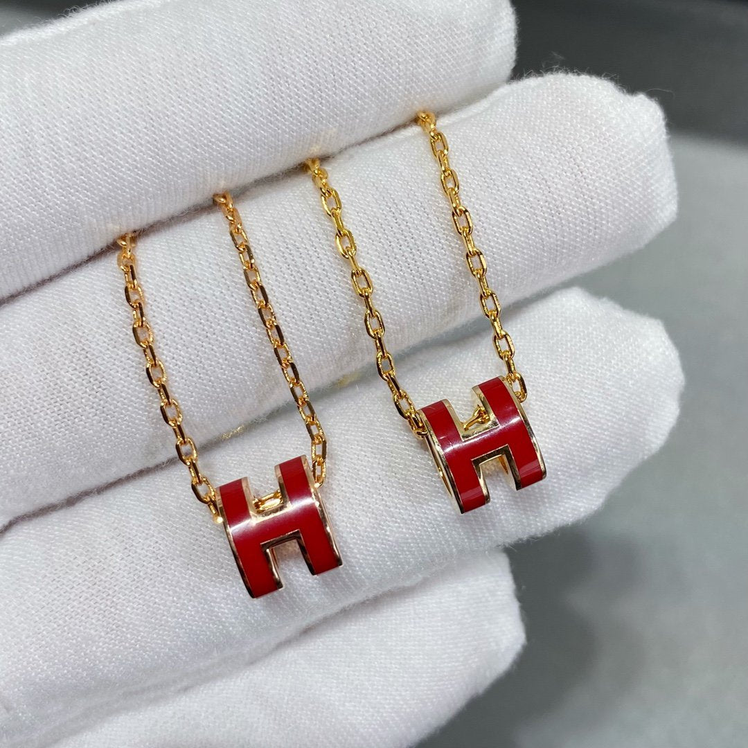 [Saipan]MINI POP H NECKLACE
