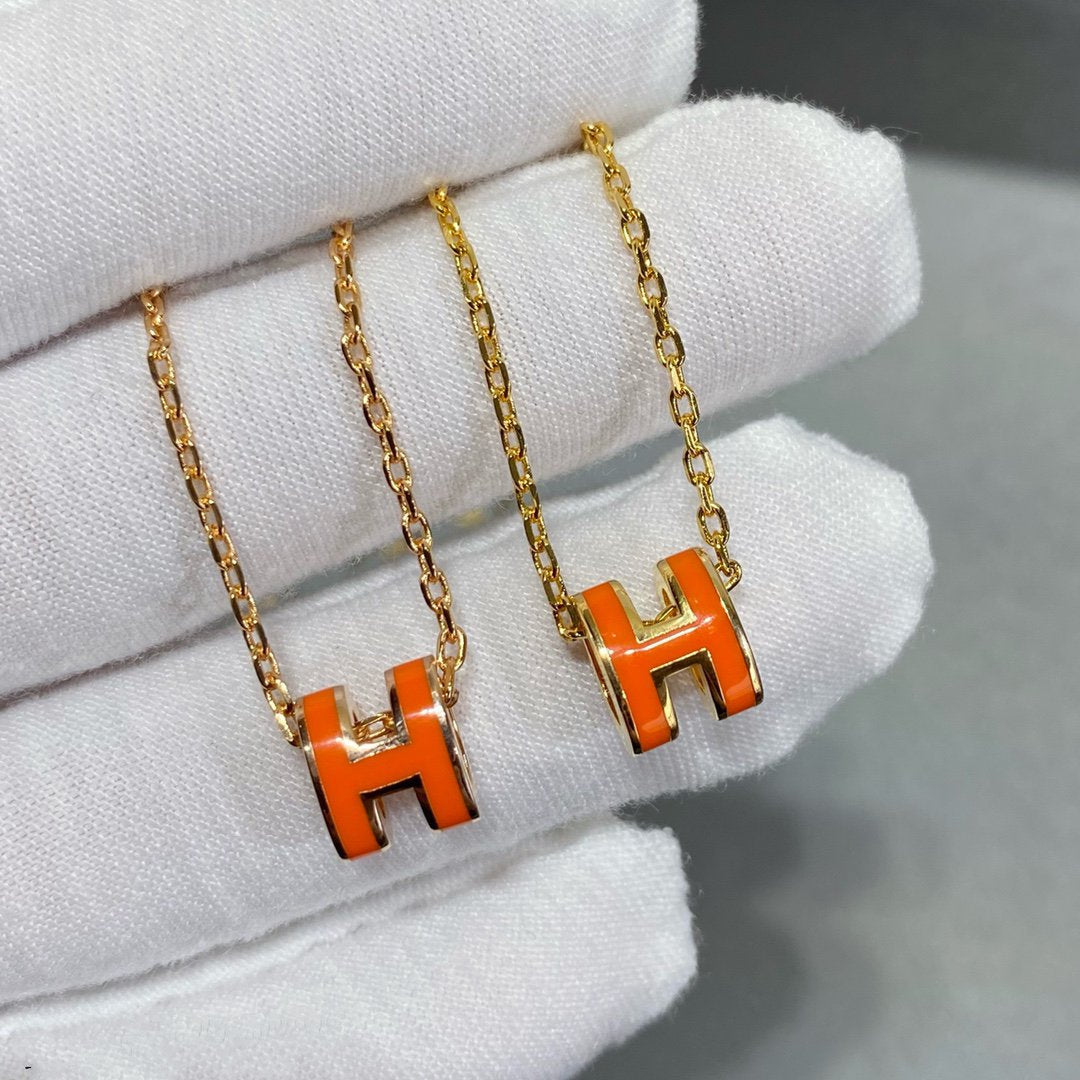 [Saipan]MINI POP H NECKLACE