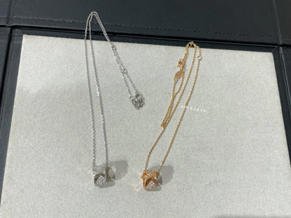 [Saipan]LIENS EVIDENCE DIAMOND PAVED NECKLACE
