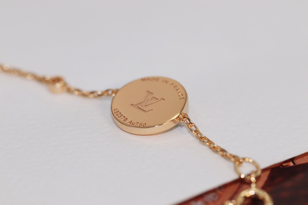[Saipan]STAR AND SUN 4 MOTIF ROSE GOLD MALACHITE BRACELET