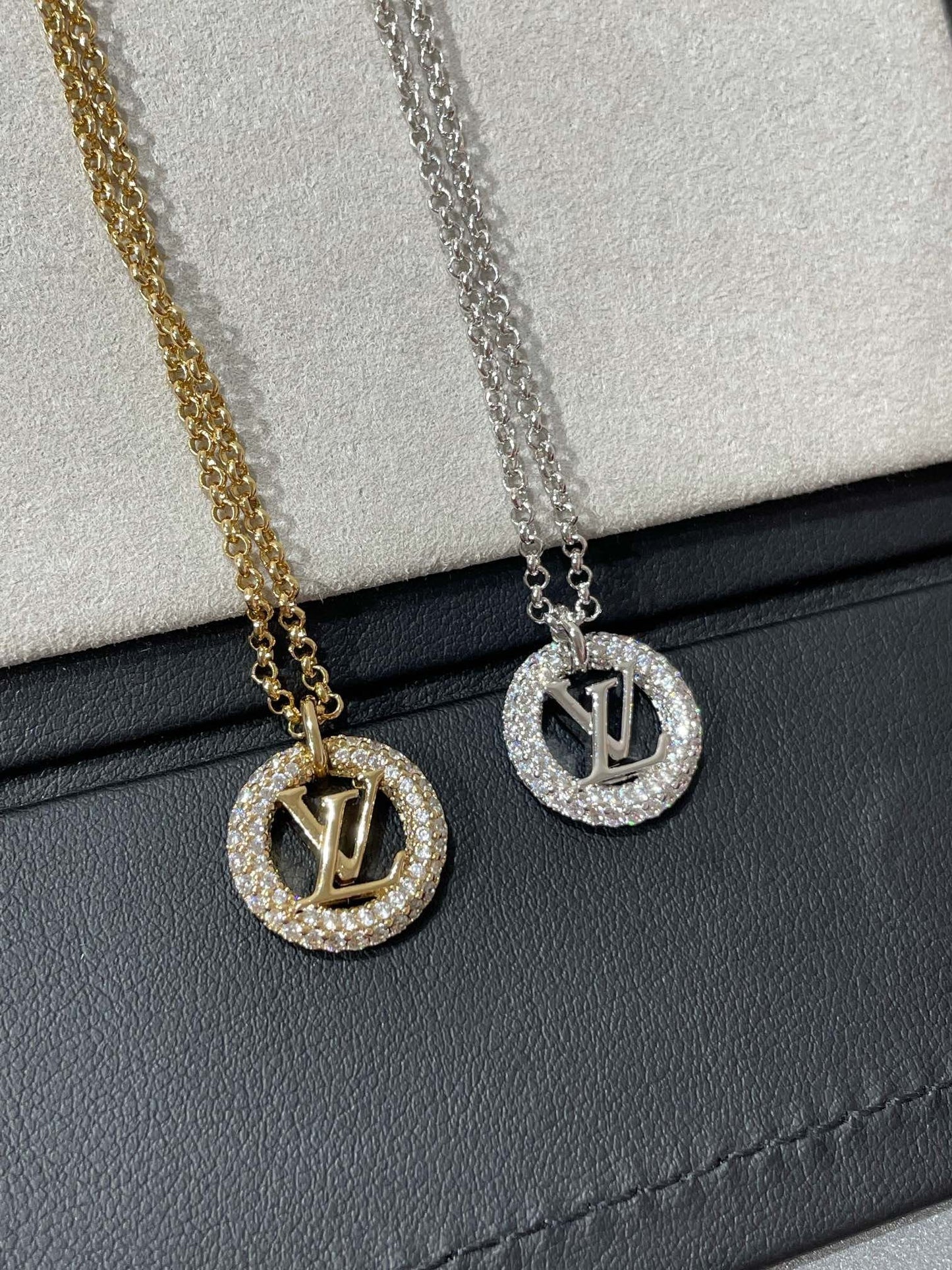 [Saipan]BY NIGHT DIAMOND PAVED NECKLACE