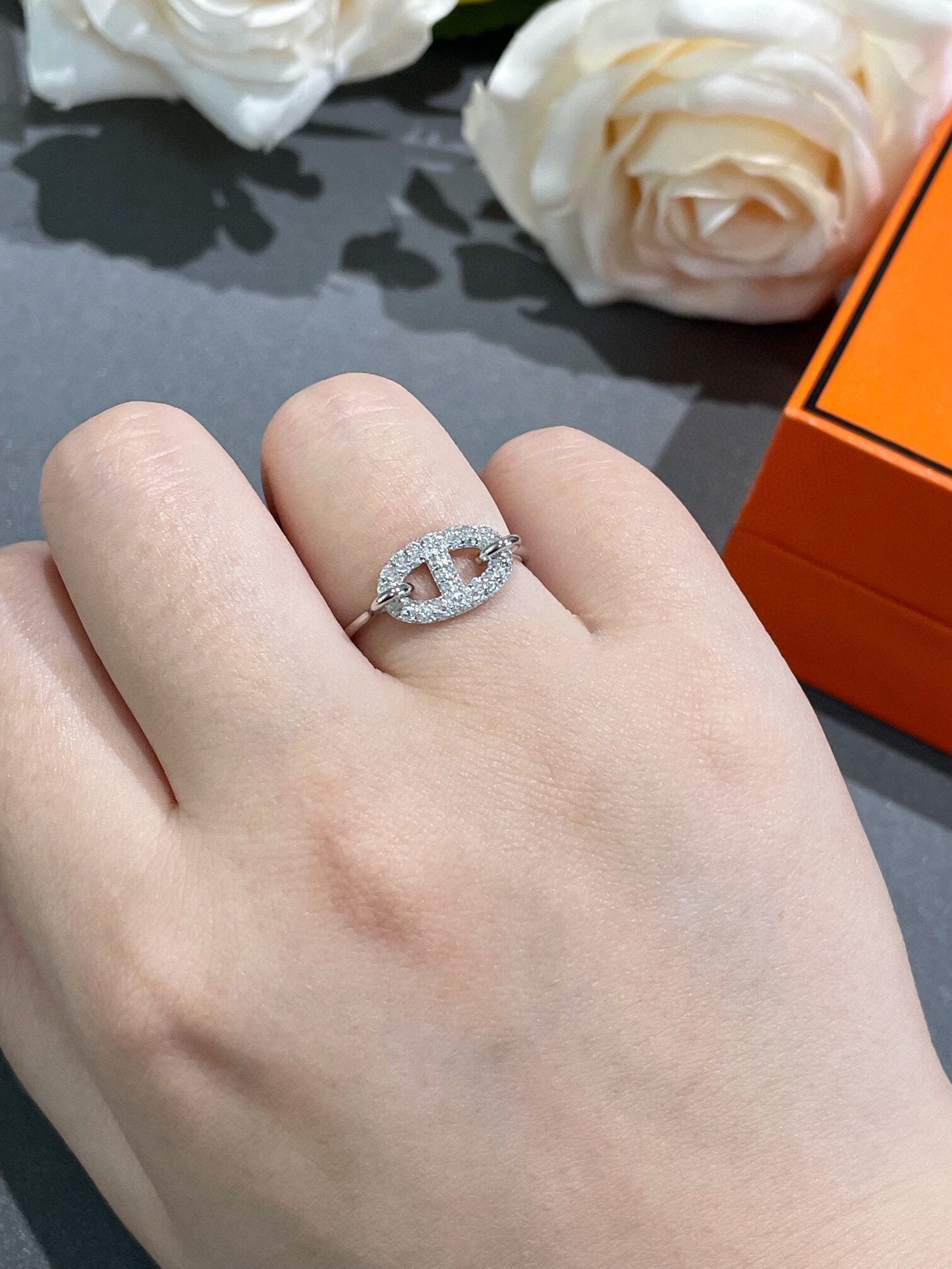 [Saipan]RONDE SMALL DIAMOND RING