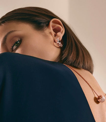 [Saipan]BEE LOVE DIAMOND HOOP EARRINGS