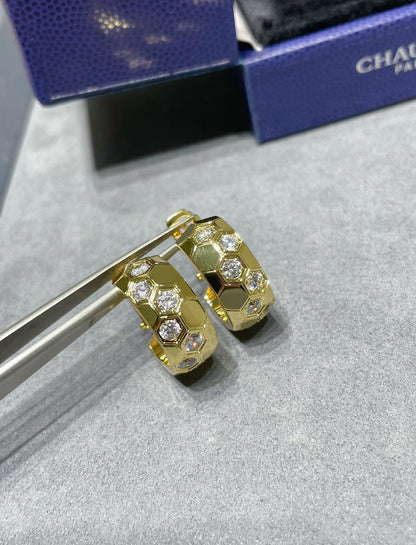 [Saipan]BEE LOVE DIAMOND HOOP EARRINGS