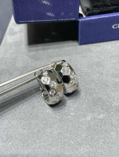 [Saipan]BEE LOVE DIAMOND HOOP EARRINGS