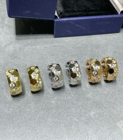 [Saipan]BEE LOVE DIAMOND HOOP EARRINGS