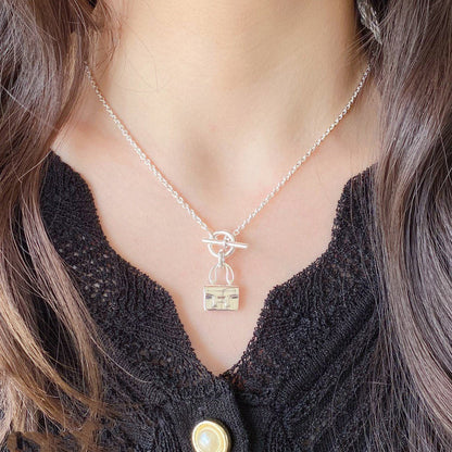 [Saipan]CONSTANCE PEDANT SILVER NECKLACE
