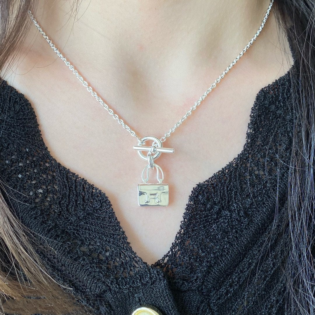 [Saipan]CONSTANCE PEDANT SILVER NECKLACE